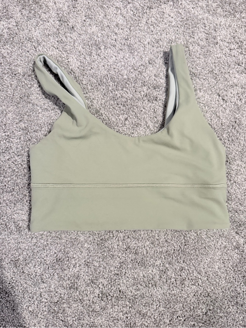 lululemon athletica Light Sage Scoop Sports Bra
